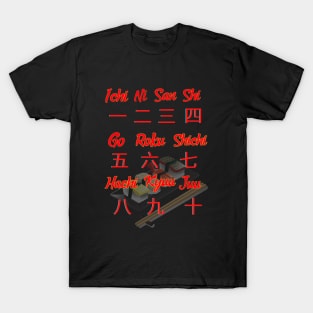 Japanese counting T-Shirt